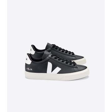 Veja CAMPO CHROMEFREE Low Tops Sneakers Férfi Black/White | HU 294TCE